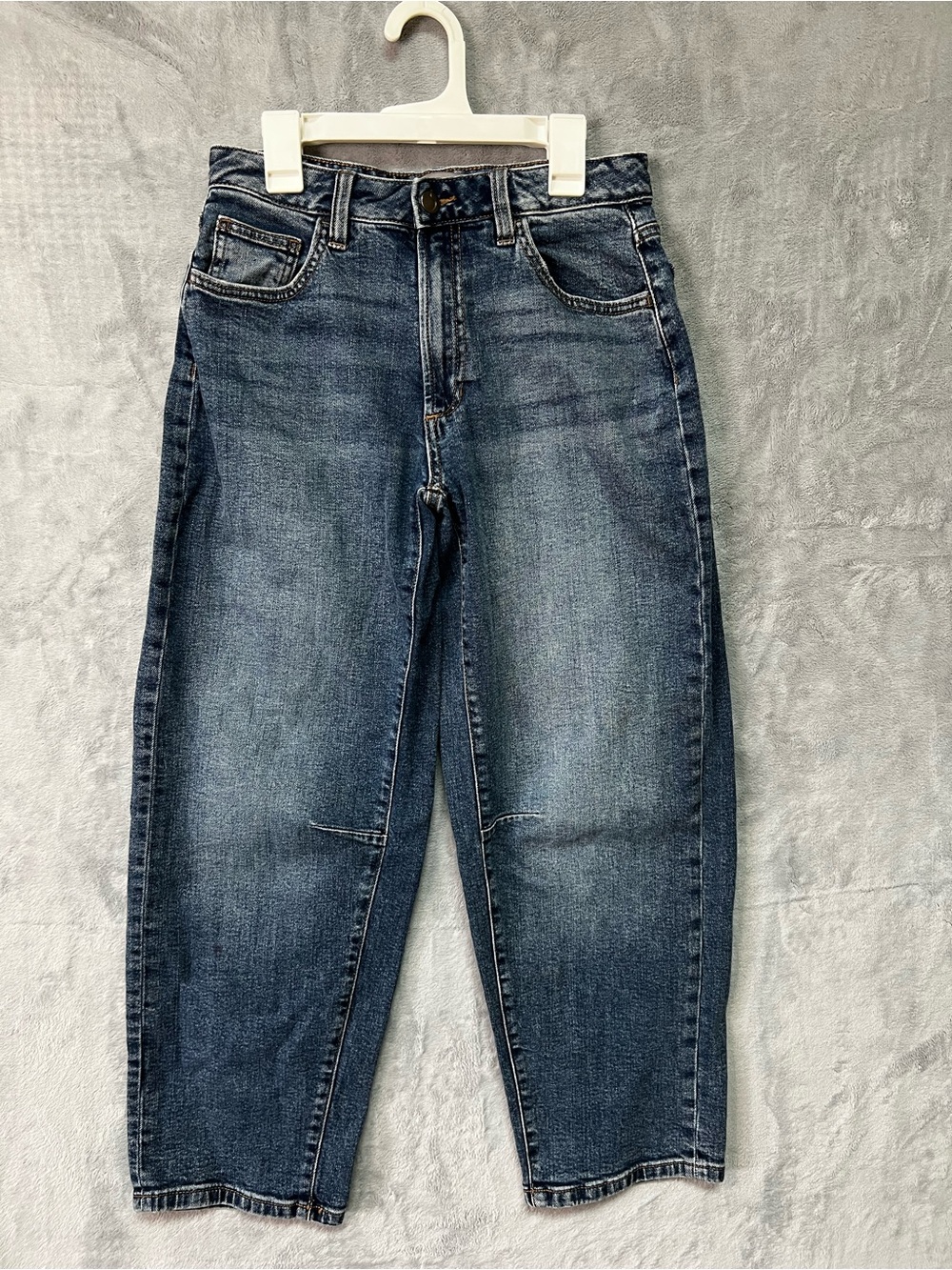 joes jeans women’s size 26 blue denim barrel leg rhinelander cropped medium